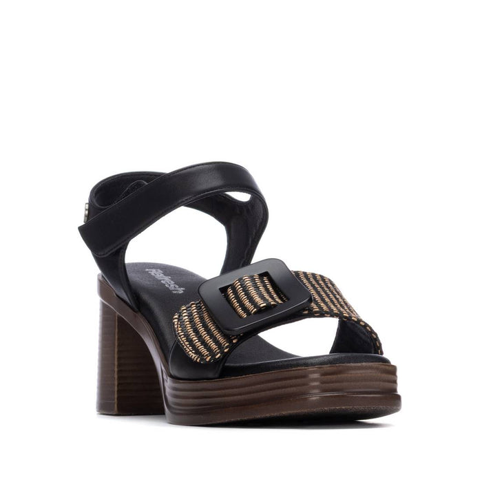 Refresh Damen Sandale mit Absatz 175027 Schwarz