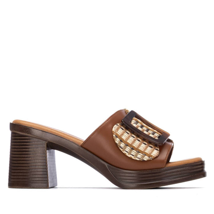 Refresh Femme Mules à talon 175028 Cuir