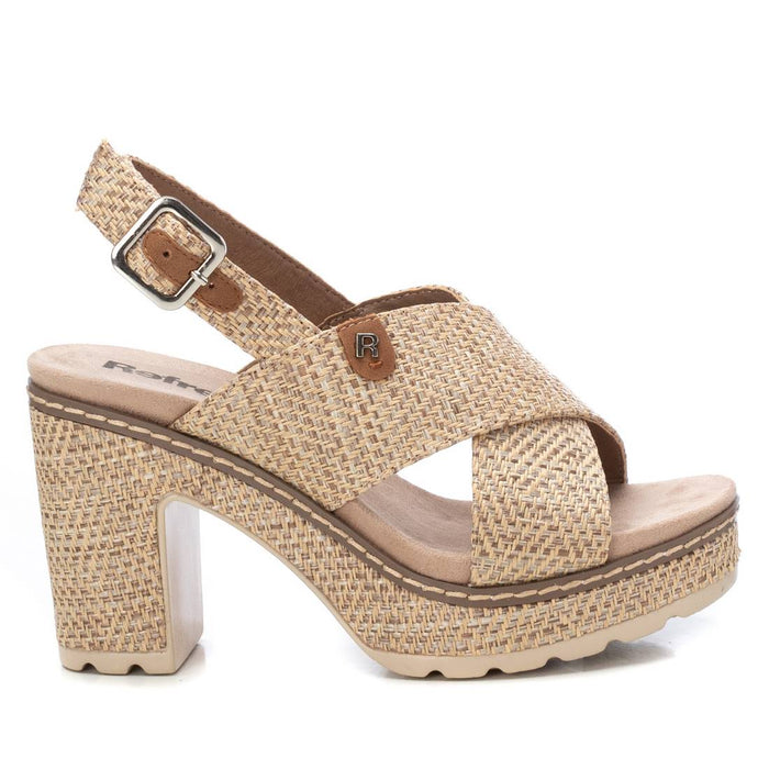 Refresh Femme Sandale à talon 172707 Beige