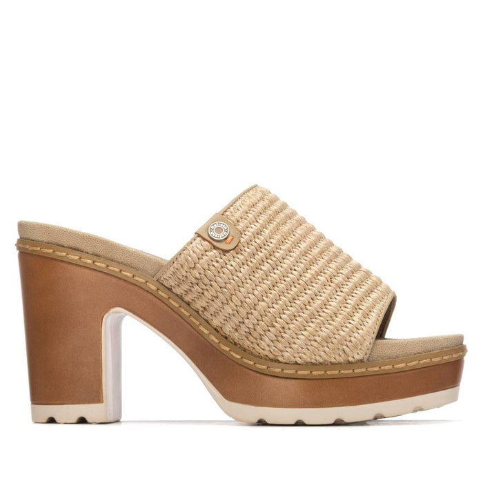 Refresh Femme Claquette à talon 175282 Beige