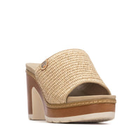 Refresh Femme Claquette à talon 175282 Beige