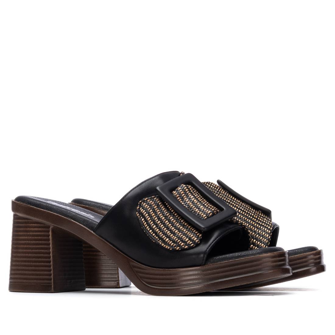 Refresh Women's Slipper with Heel 175028 Black