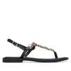Carmela Donna Flip Flops 163293 Black