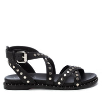 Carmela Damen Flache Sandale 162393 Schwarz
