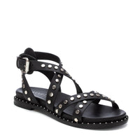 Carmela Damen Flache Sandale 162393 Schwarz