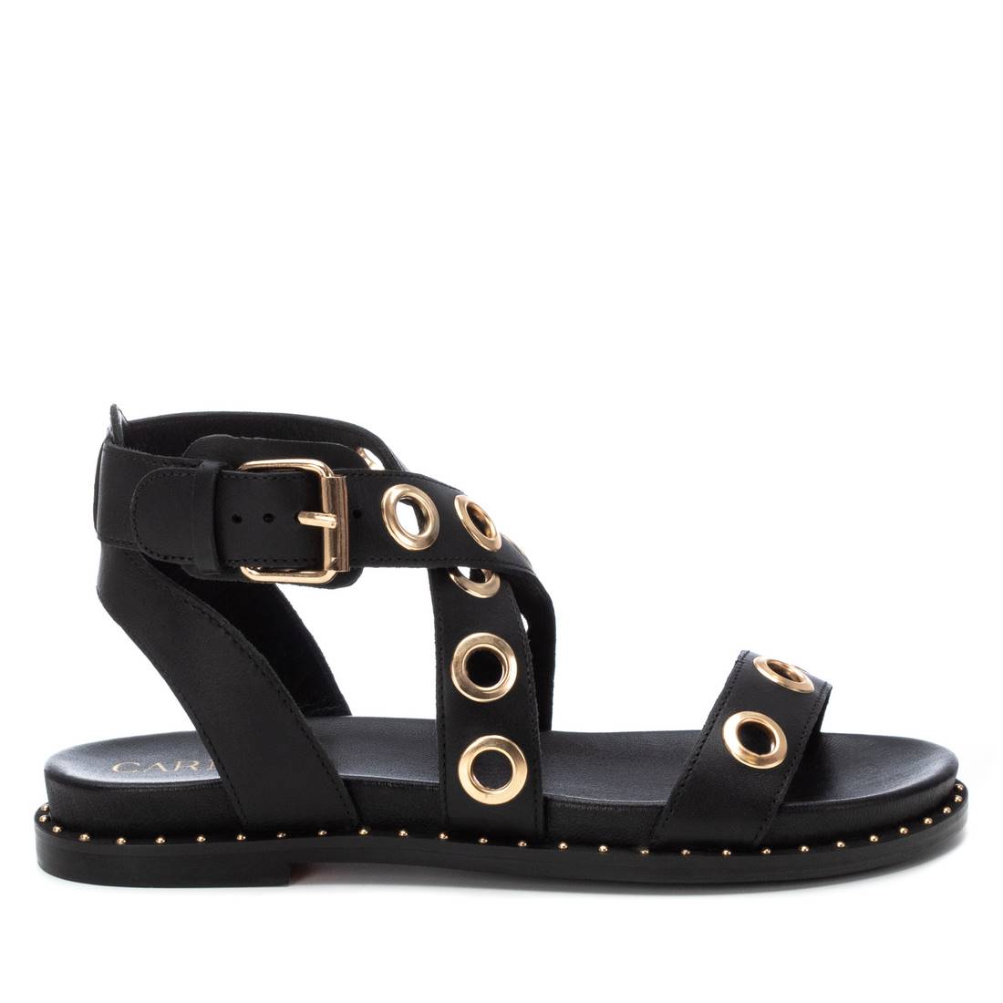Carmela Donna Sandalo basso 162389 Nero