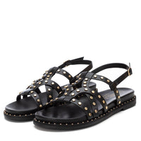 Carmela Damen Flache Sandale 162392 Schwarz