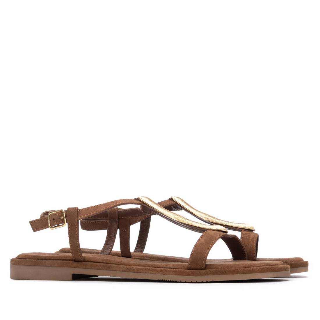 Carmela Donna Sandalo basso 163290 Marrone