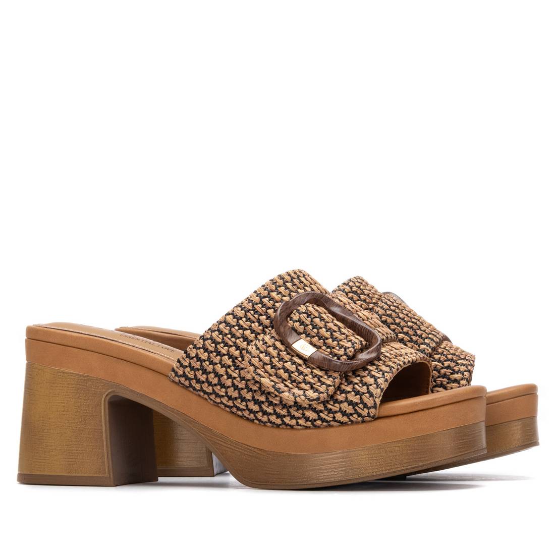 Carmela Women's Heeled Slipper 163158 Leather
