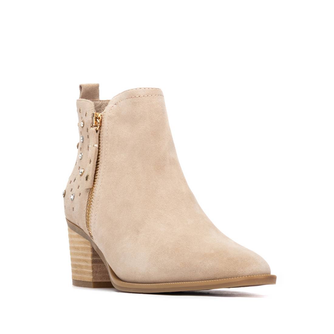 Carmela Femme Bottines à talon 163151 Beige