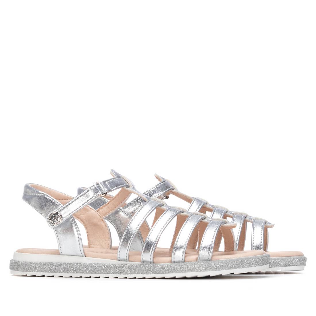 Xti Bambine e ragazze Sandalo basso 153053 Argento
