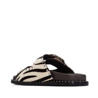 Carmela Donna Ciabatta bassa 163056 Bianco/Nero