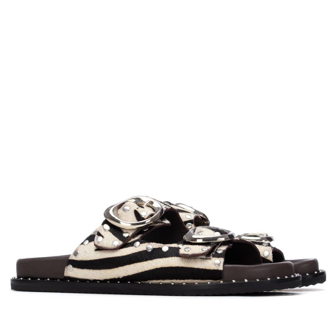 Carmela Donna Ciabatta bassa 163056 Bianco/Nero