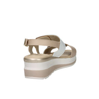 Valleverde Donna Sandalo con zeppa VGI301M Beige
