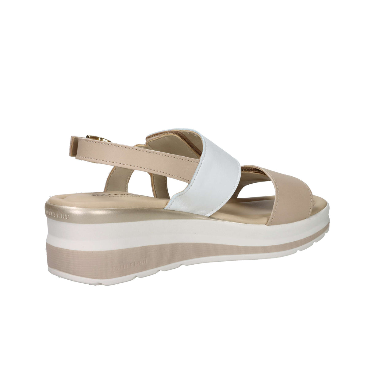 Valleverde Donna Sandalo con zeppa VGI301M Beige