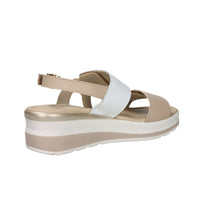 Valleverde Donna Sandalo con zeppa VGI301M Beige