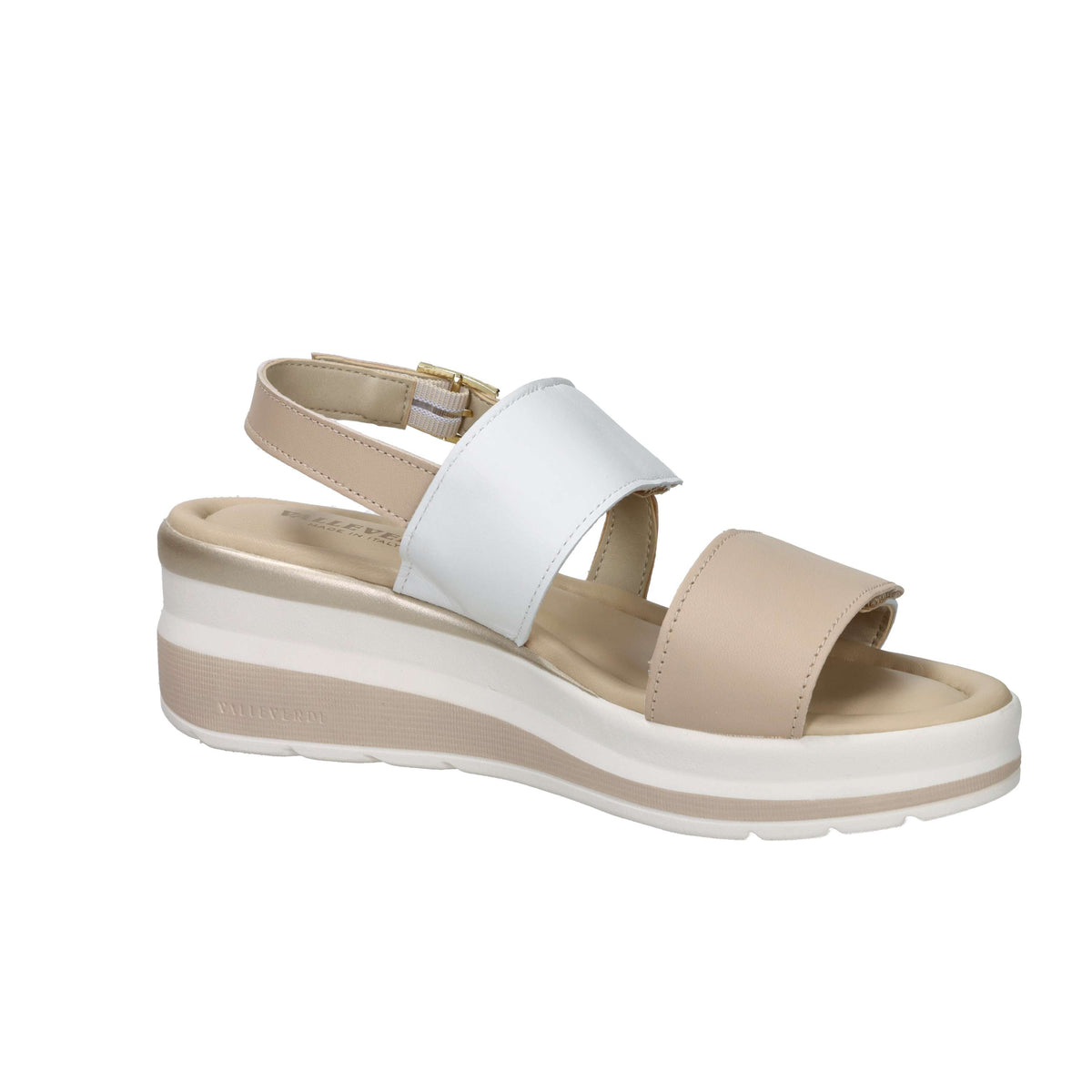 Valleverde Donna Sandalo con zeppa VGI301M Beige