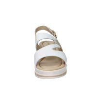 Valleverde Donna Sandalo con zeppa VGI302M Bianco/Beige
