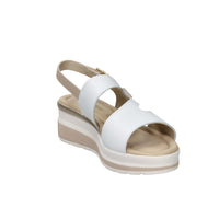 Valleverde Donna Sandalo con zeppa VGI302M Bianco/Beige
