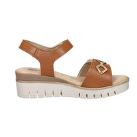 Valleverde Women Wedge Sandal 55590 Leather