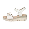Valleverde Women Wedge Sandal 55590 Ivory