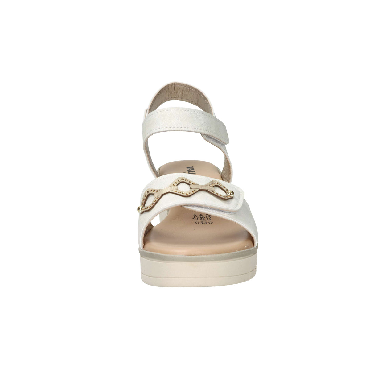 Valleverde Women Wedge Sandal 55590 Ivory