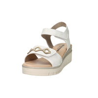 Valleverde Women Wedge Sandal 55590 Ivory