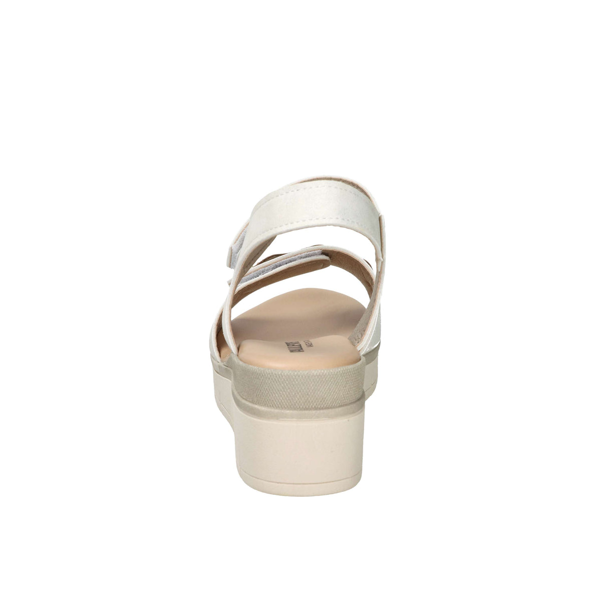 Valleverde Women Wedge Sandal 55590 Ivory