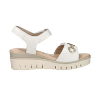 Valleverde Women Wedge Sandal 55590 Ivory