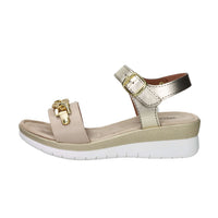 Valleverde Donna Sandalo con zeppa 52103 Beige