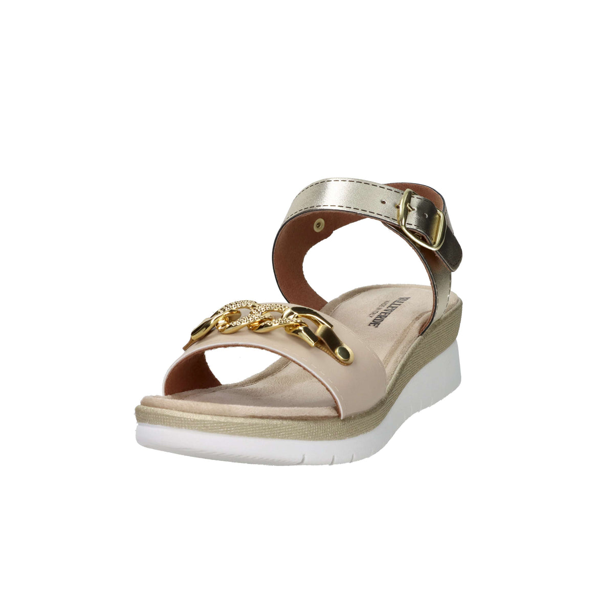 Valleverde Donna Sandalo con zeppa 52103 Beige