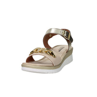 Valleverde Donna Sandalo con zeppa 52103 Beige