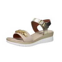 Valleverde Donna Sandalo con zeppa 52103 Beige