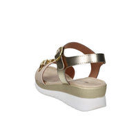 Valleverde Donna Sandalo con zeppa 52103 Beige