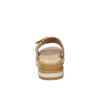 Valleverde Donna Ciabatta con zeppa 39150 Beige/Cuoio