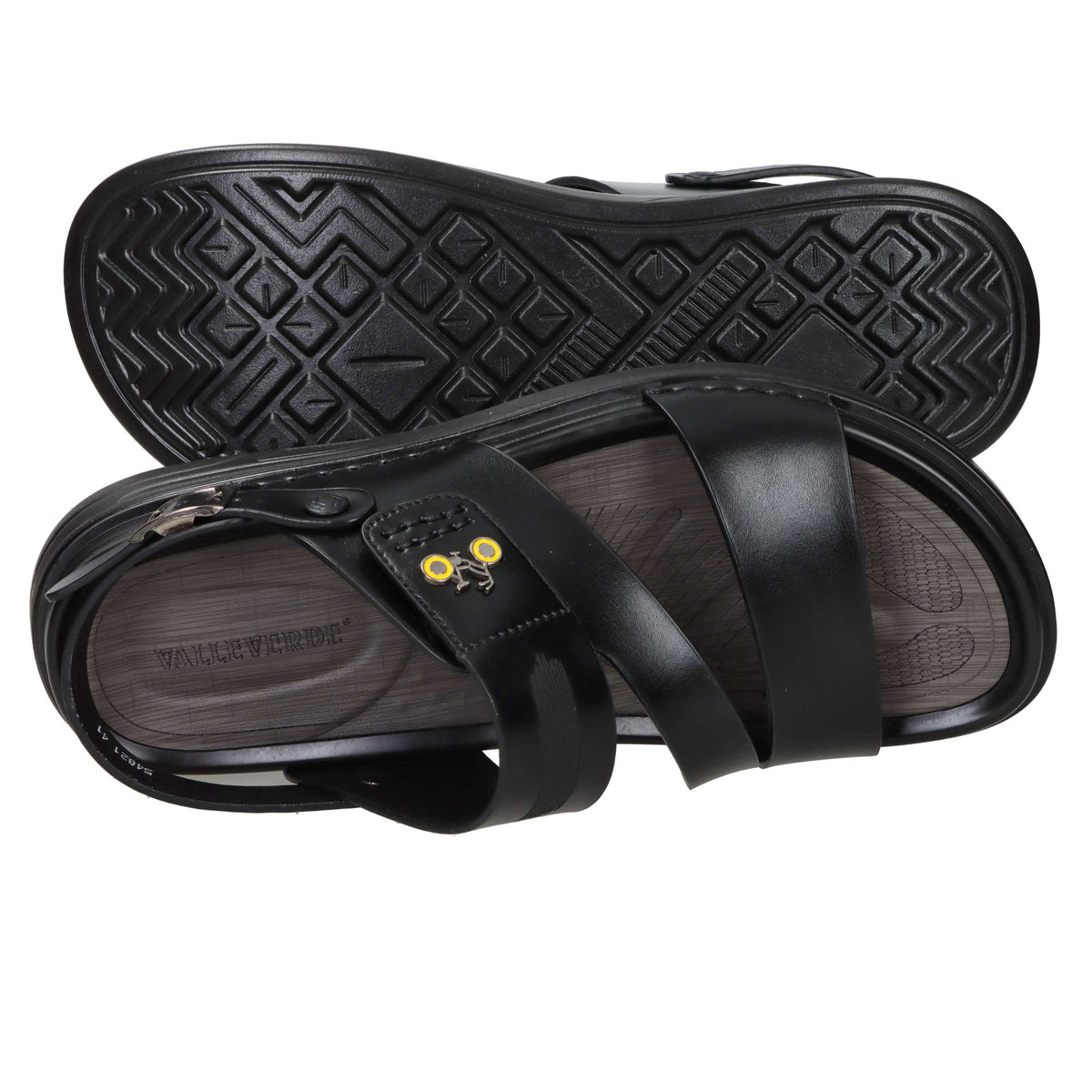 Valleverde Men's Low Sandal 54821 Black