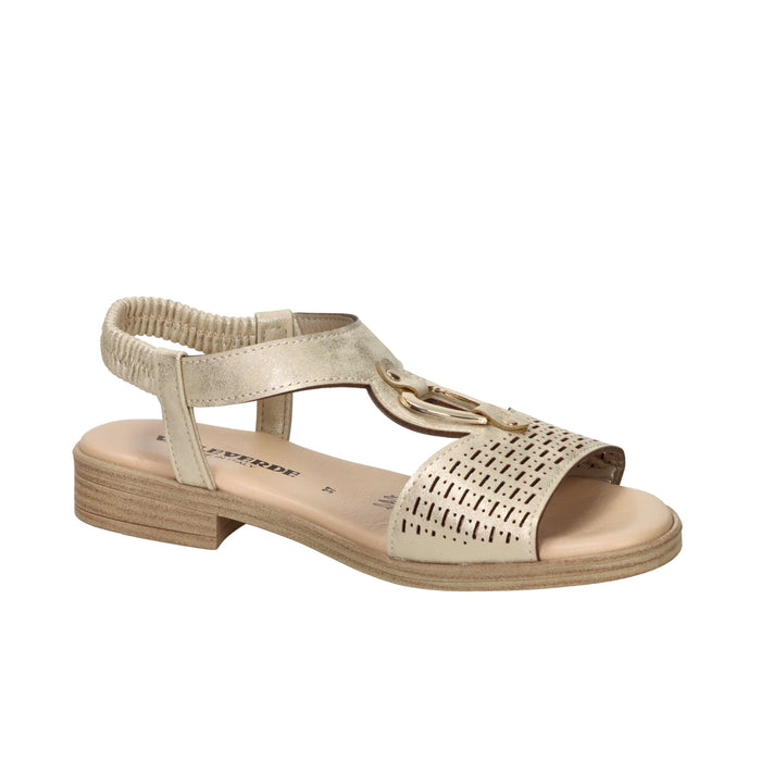 Valleverde Femme Sandale basse 55408 Platine