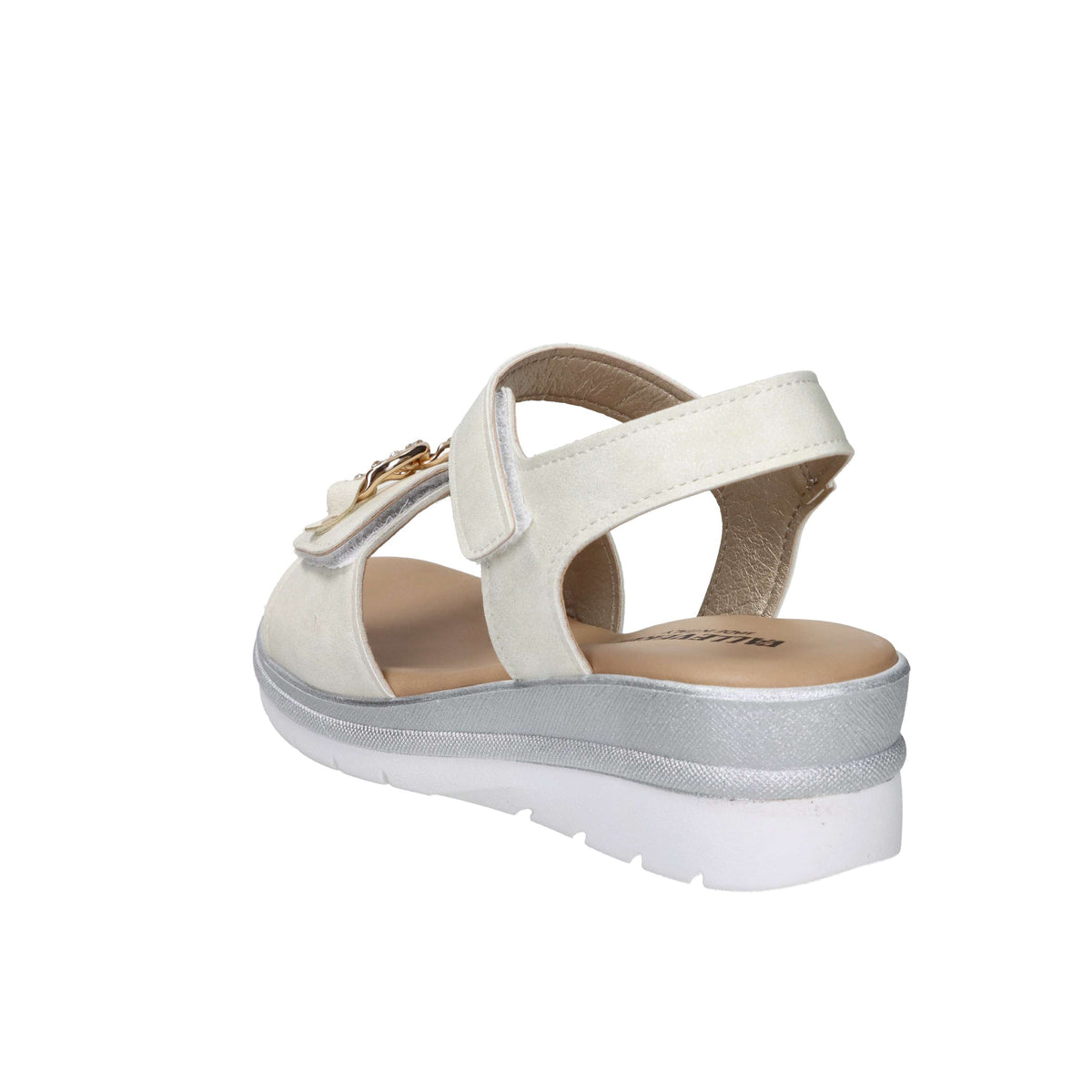 Valleverde Donna Sandalo con zeppa 55566 Avorio