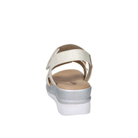 Valleverde Donna Sandalo con zeppa 55566 Avorio