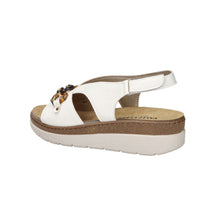 Valleverde Damen Sandale mit Keilabsatz 55622 Weiß