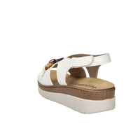 Valleverde Damen Sandale mit Keilabsatz 55622 Weiß