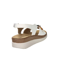 Valleverde Damen Sandale mit Keilabsatz 55622 Weiß