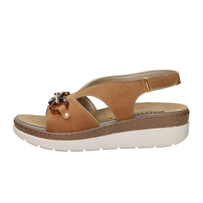 Valleverde Femme Sandale compensée 55622 Cuir