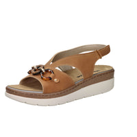 Valleverde Mujer Sandalia con cuña 55622 Cuero