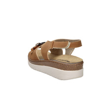 Valleverde Mujer Sandalia con cuña 55622 Cuero