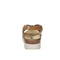 Valleverde Mujer Sandalia con cuña 55622 Cuero