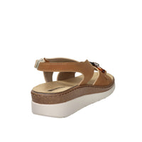 Valleverde Mujer Sandalia con cuña 55622 Cuero