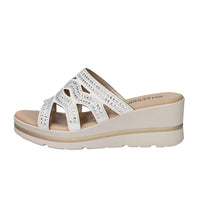 Valleverde Femme Mules compensées 55583 Argent
