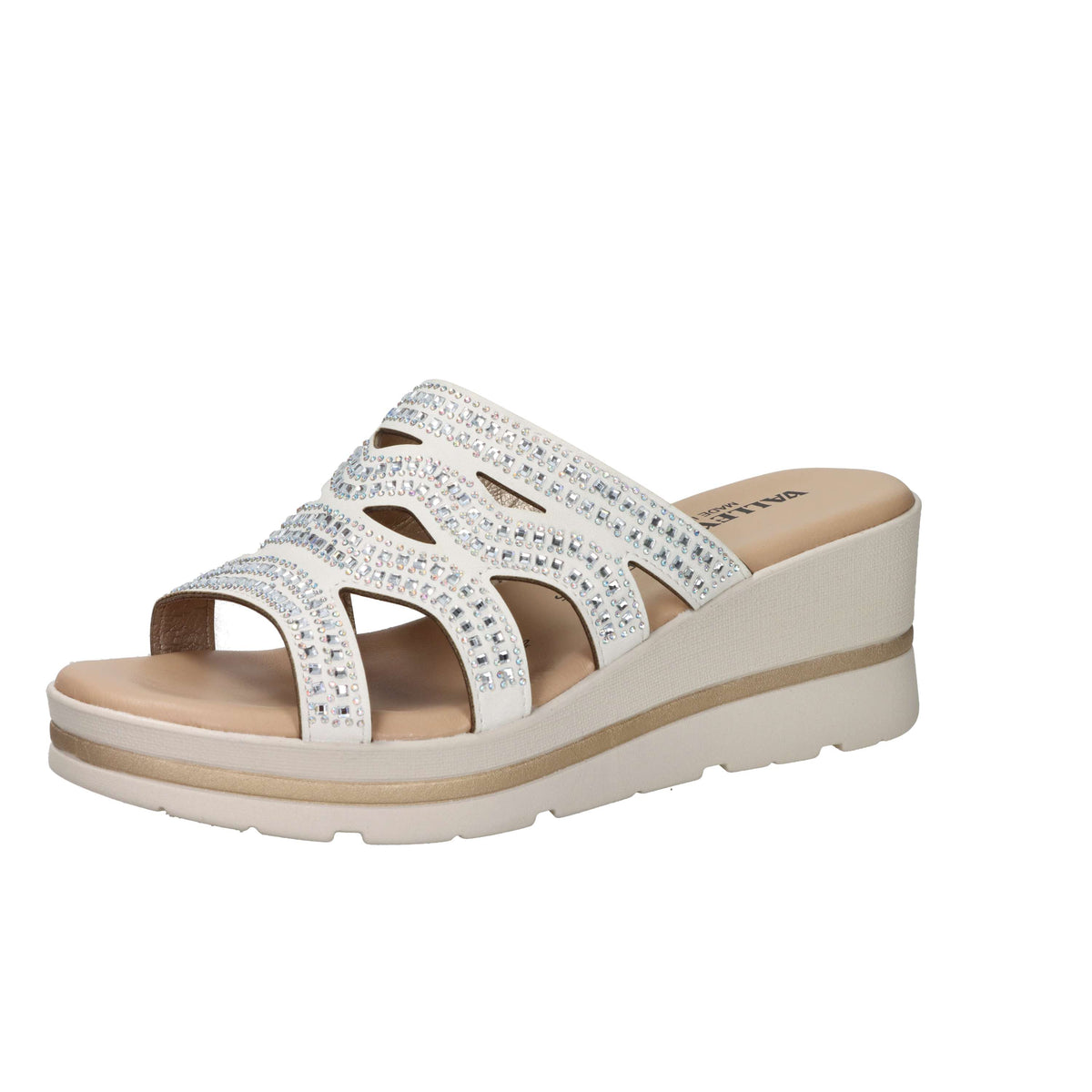Valleverde Femme Mules compensées 55583 Argent