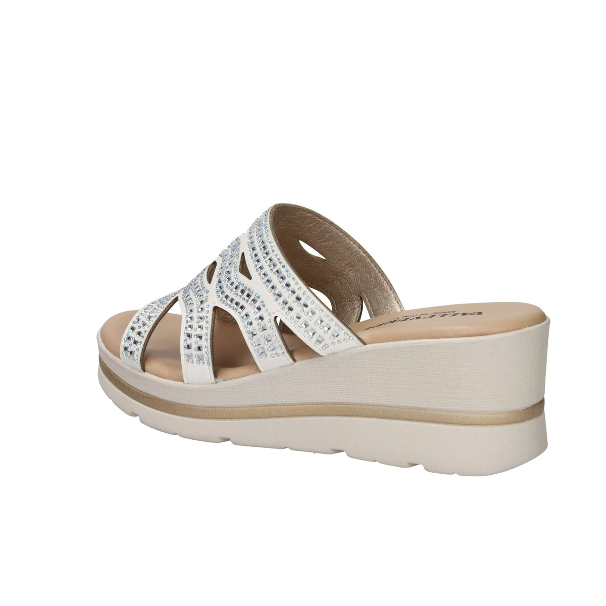 Valleverde Femme Mules compensées 55583 Argent